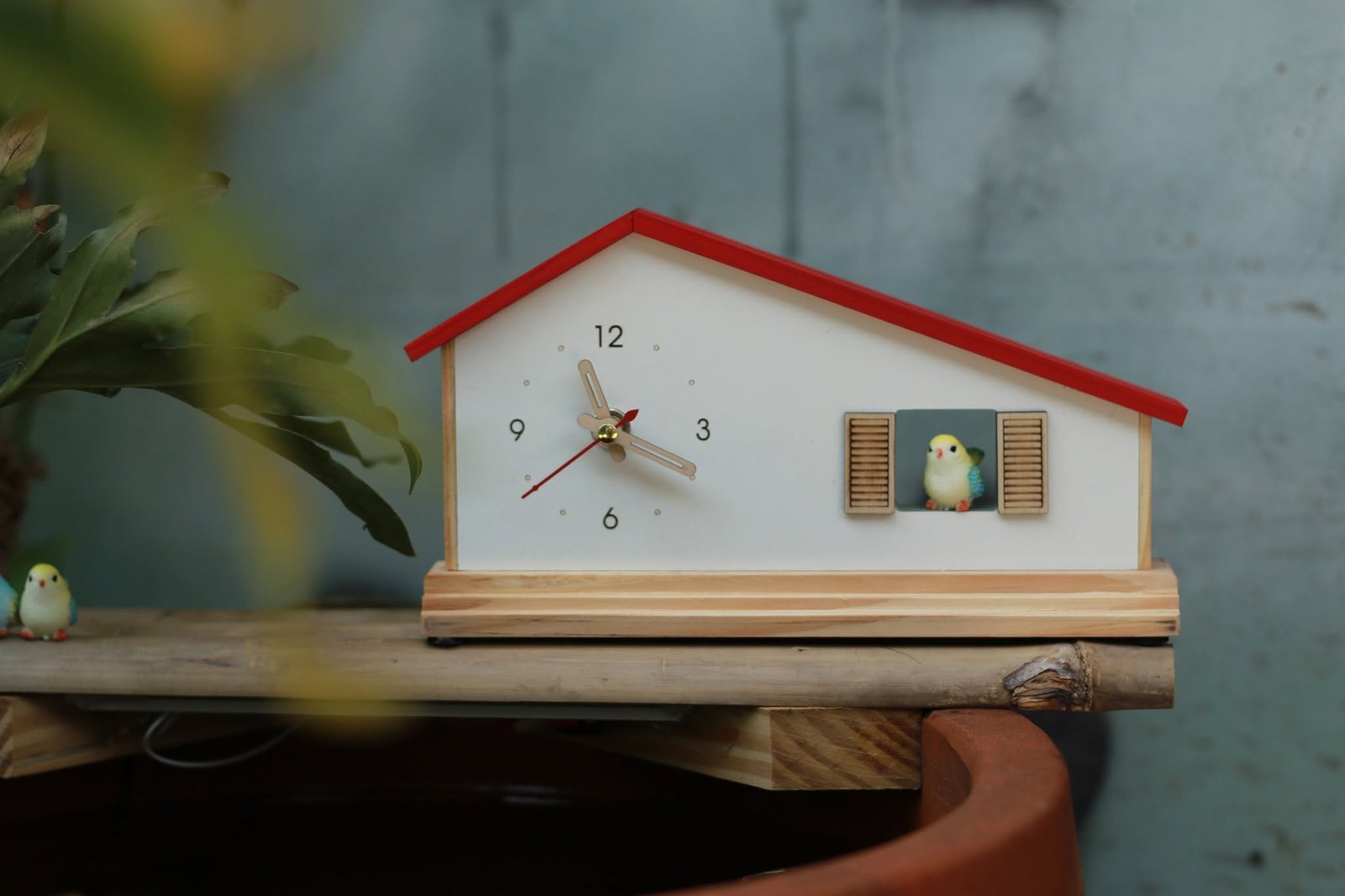 Đồng Hồ Gỗ Trang Trí Hình Chim Non – Decor Độc Đáo - Ảnh 8