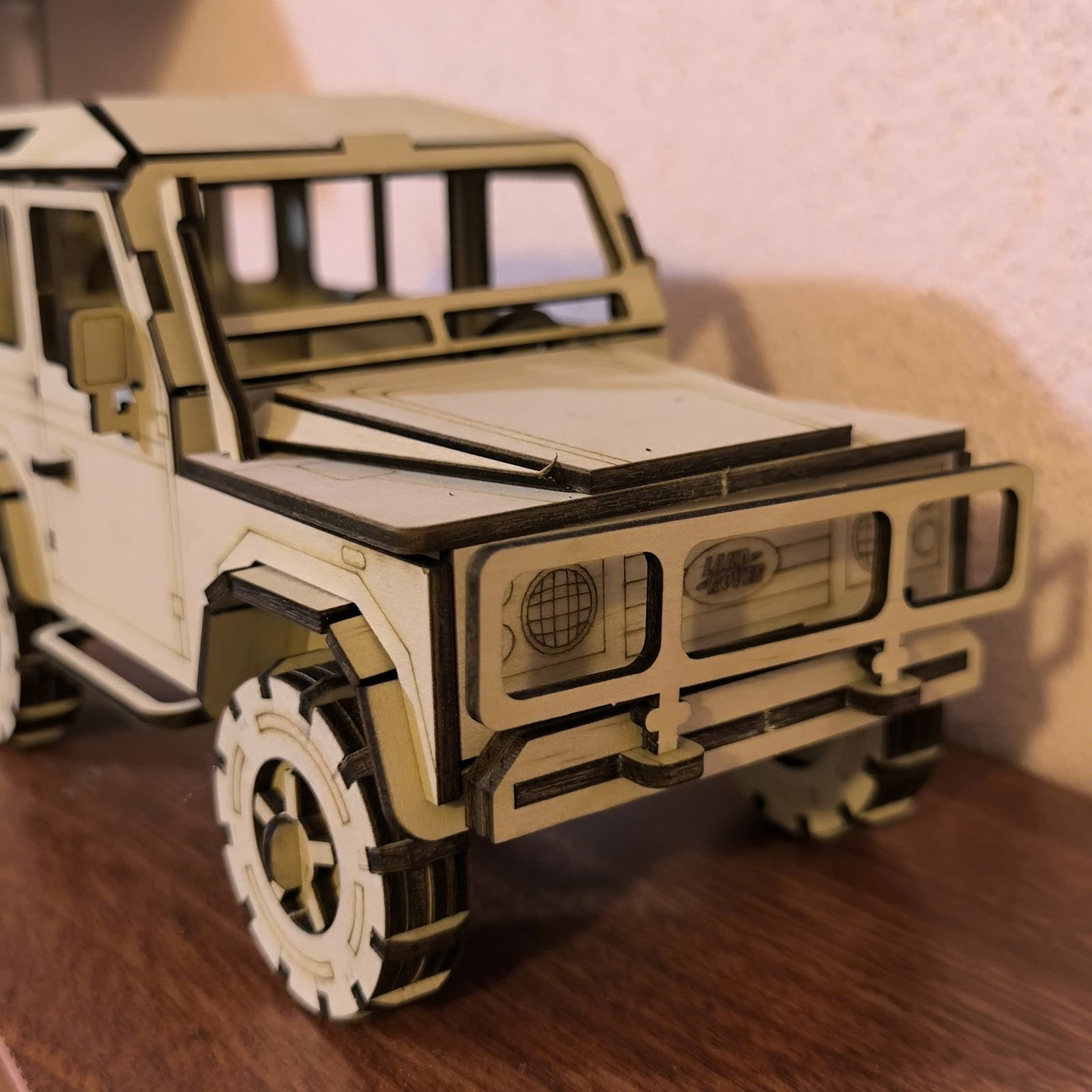 Mô Hình Ô Tô Bằng Gỗ Jeep 3D - Đồ Chơi Lắp Ghép - Ảnh 4
