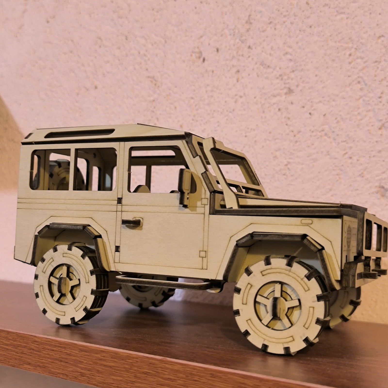 Mô Hình Ô Tô Bằng Gỗ Jeep 3D - Đồ Chơi Lắp Ghép - Ảnh 5