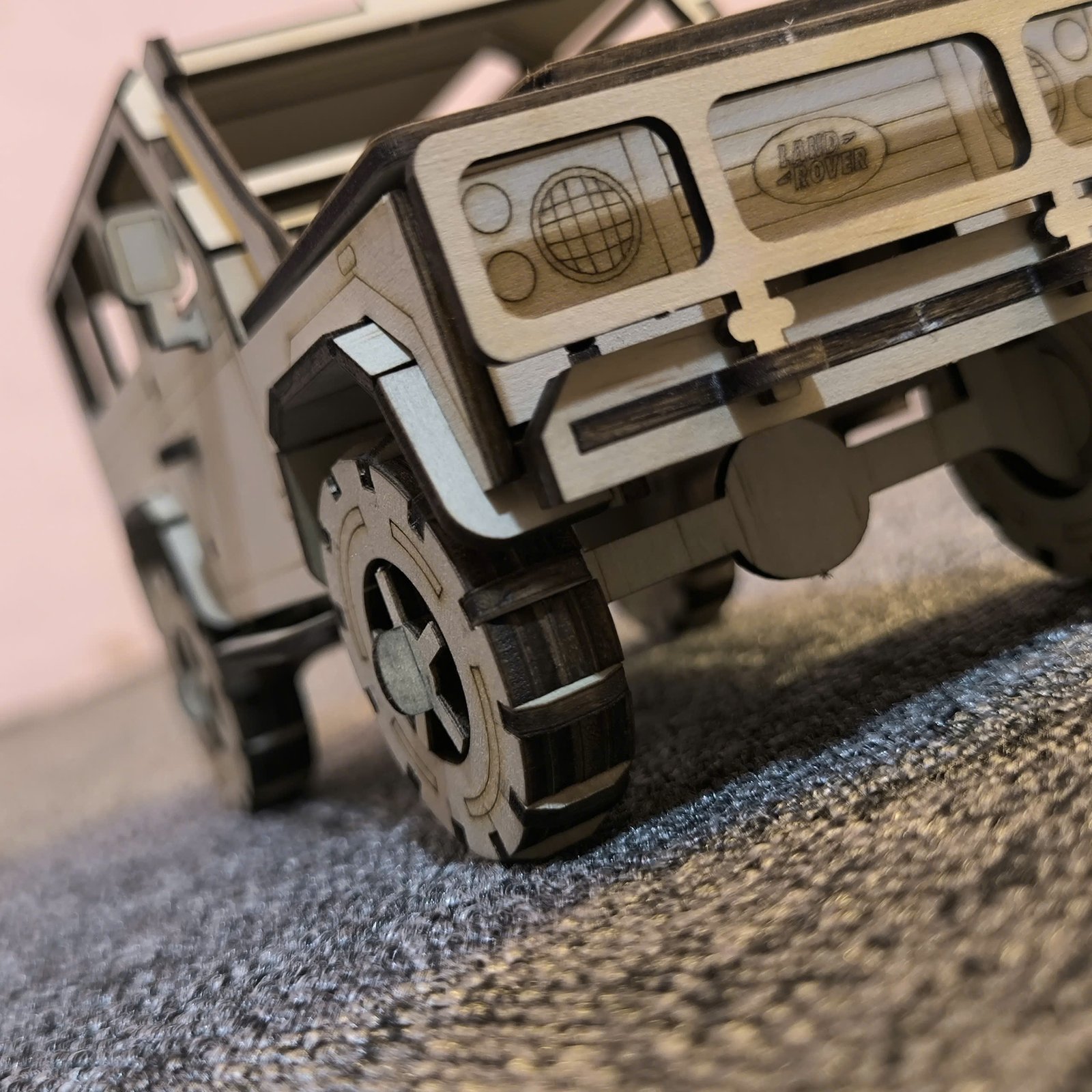 Mô Hình Ô Tô Bằng Gỗ Jeep 3D - Đồ Chơi Lắp Ghép - Ảnh 7